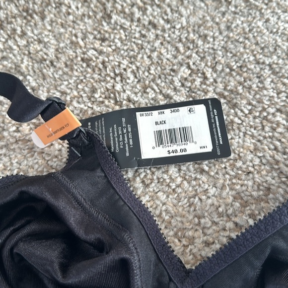 Bali Classic Comfort NWT Black Bra 34DD - Picture 5 of 6